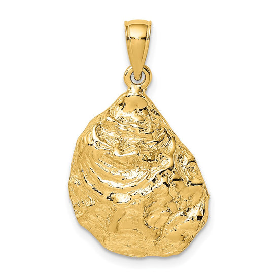 Gold Polished Sea Shell Pendants
