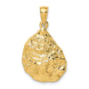 Gold Polished Sea Shell Pendants
