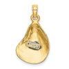 Gold Polished Sea Shell Pendants