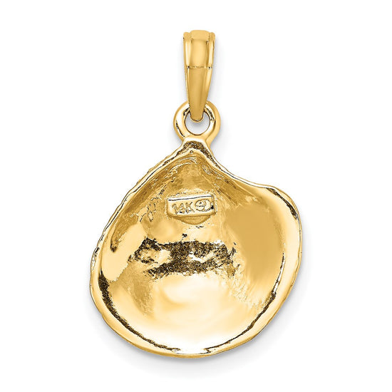 Gold Polished Sea Shell Pendants