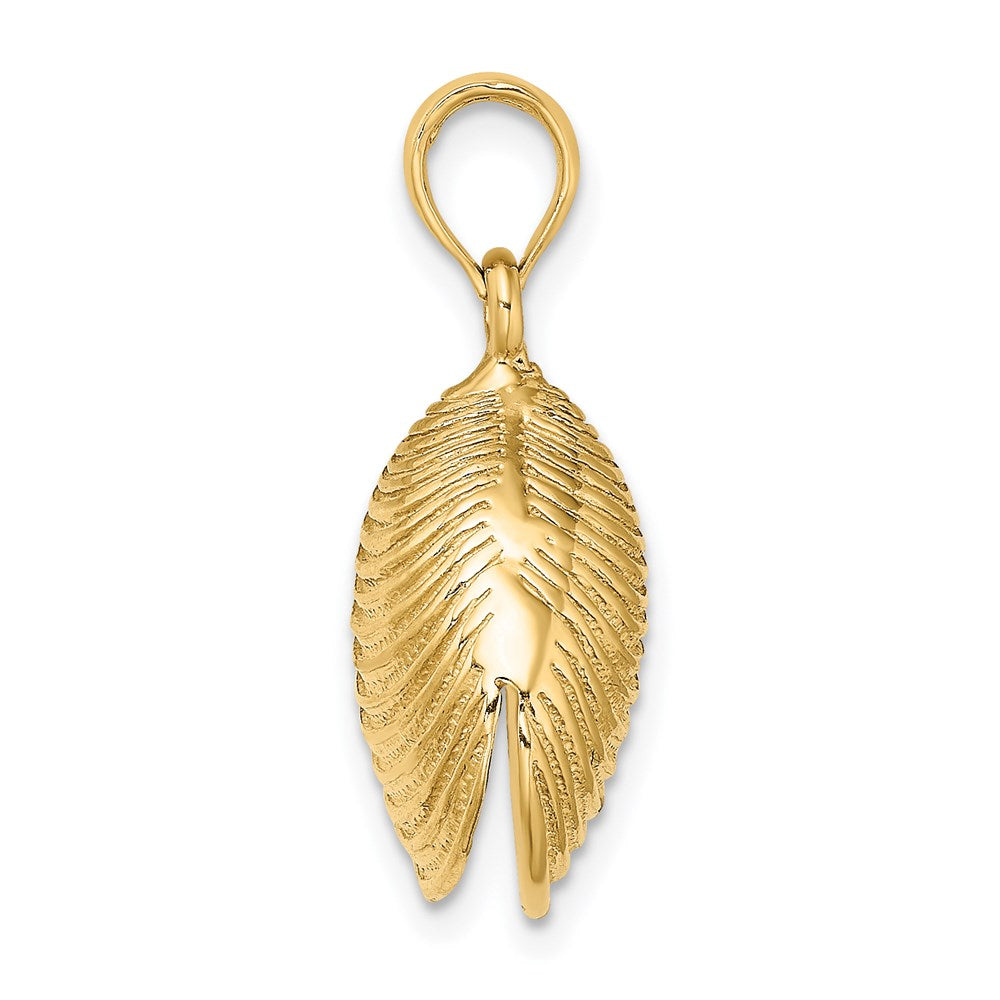 Gold Polished Sea Shell Pendants
