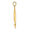 Gold Polished Sailboat Pendant