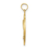 14K MYRTLE BEACH with Palm Tree Circle Charm
