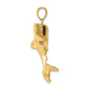 Gold Polished Shark Pendants