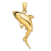 Gold Polished Shark Pendants