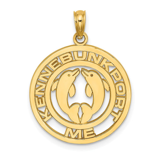 14K KENNEBUNKPORT Dolphins Charm