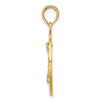 14K SAINT AUGUSTINE with Lighthouse Circle Charm