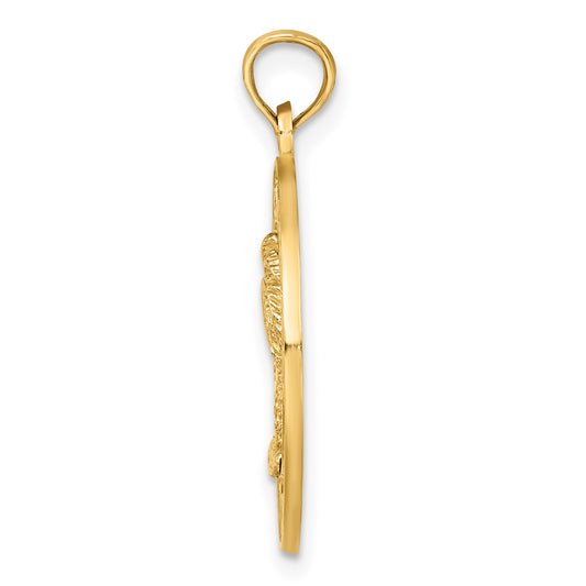 14K CHARLESTON Palm Tree Charm