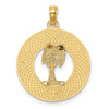 14K CHARLESTON Palm Tree Charm