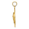 14K CANCUN with Dolphins Circle Charm