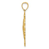 14K FLORIDA Starfish and Dolphin Wave Charm