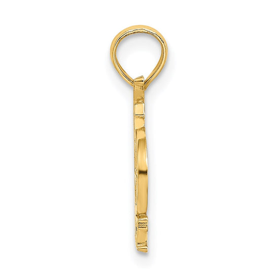Gold Polished Key West Pendant