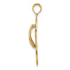 Gold Polished Flip Flop Pendants