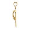 14K Polished Multi Flower Flip-Flop Charm