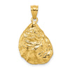 Gold Polished Sea Shell Pendants
