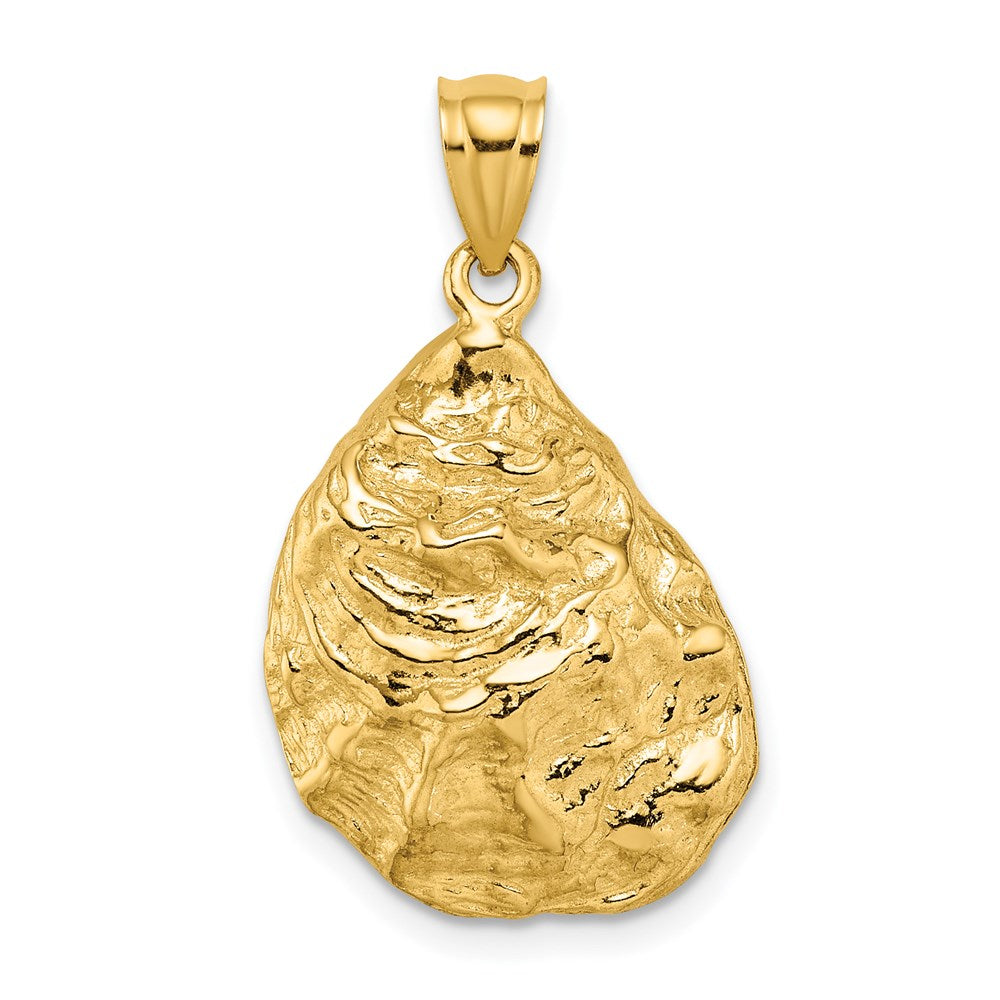 Gold Polished Sea Shell Pendants