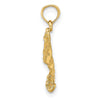 Gold Polished Stingray Pendants
