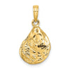 Gold Polished Sea Shell Pendants