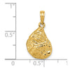 Gold Polished Sea Shell Pendants