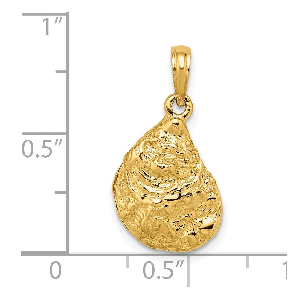 Gold Polished Sea Shell Pendants