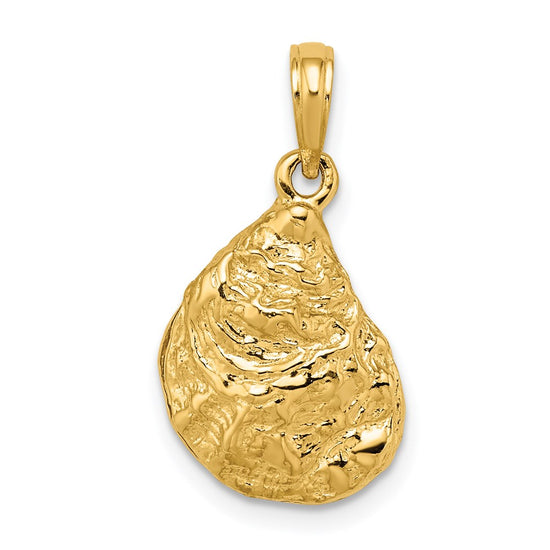 Gold Polished Sea Shell Pendants