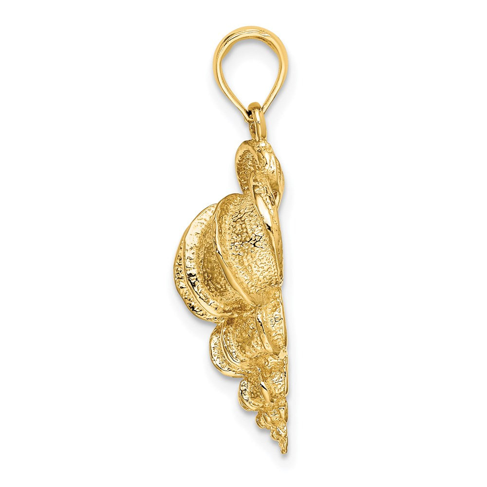 Gold Polished Sea Shell Pendants