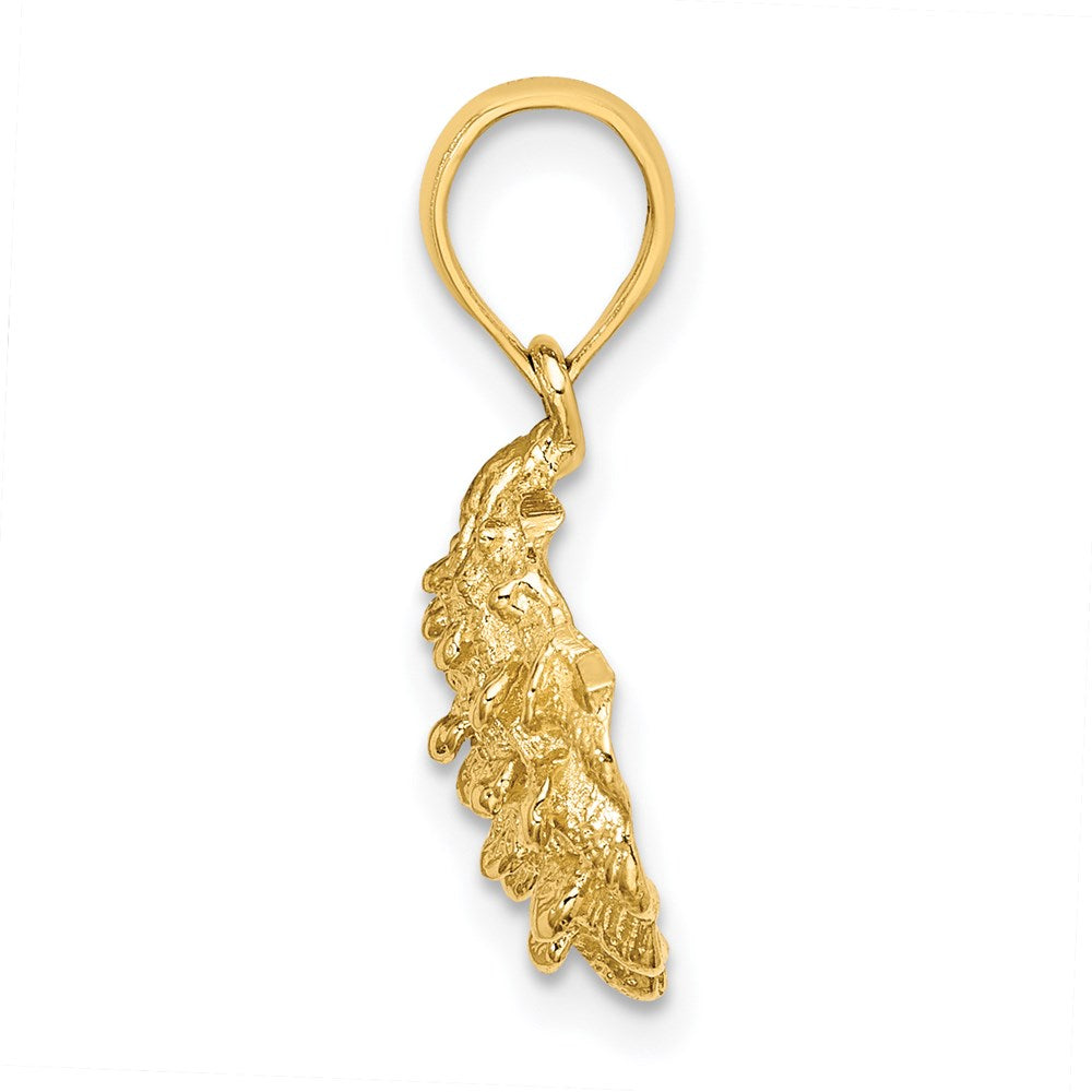 Gold Polished Sea Shell Pendants