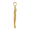 Gold Polished Seahorse Pendants