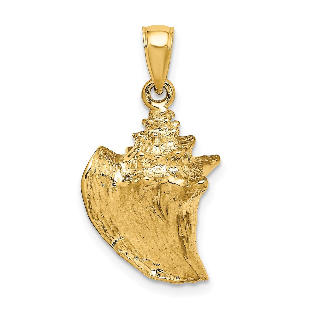 Gold Polished Sea Shell Pendants