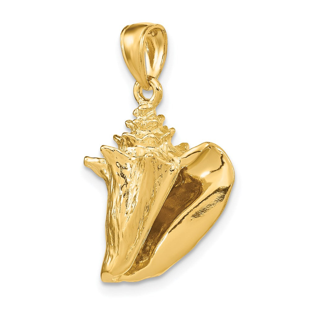 Gold Polished Sea Shell Pendants