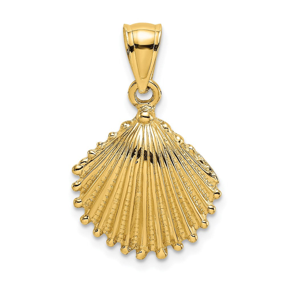 Gold Polished Sea Shell Pendants
