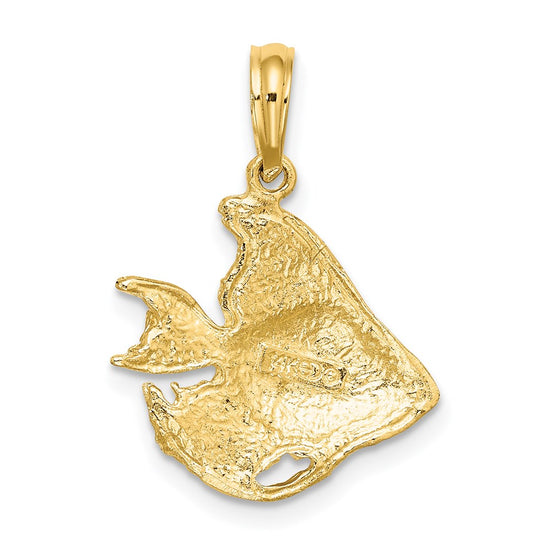 Gold Polished Fish Pendants