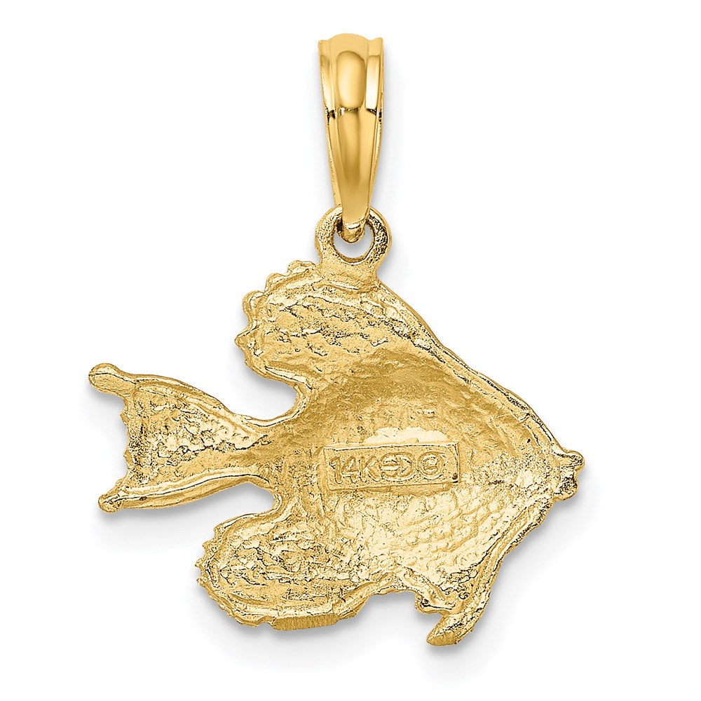 Gold Polished Fish Pendants