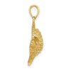 Gold Polished Fish Pendants