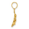 Gold Polished Dolphin Pendants