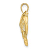 14k Twin Dolphins Pendant