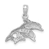 Gold Polished Dolphin Pendants