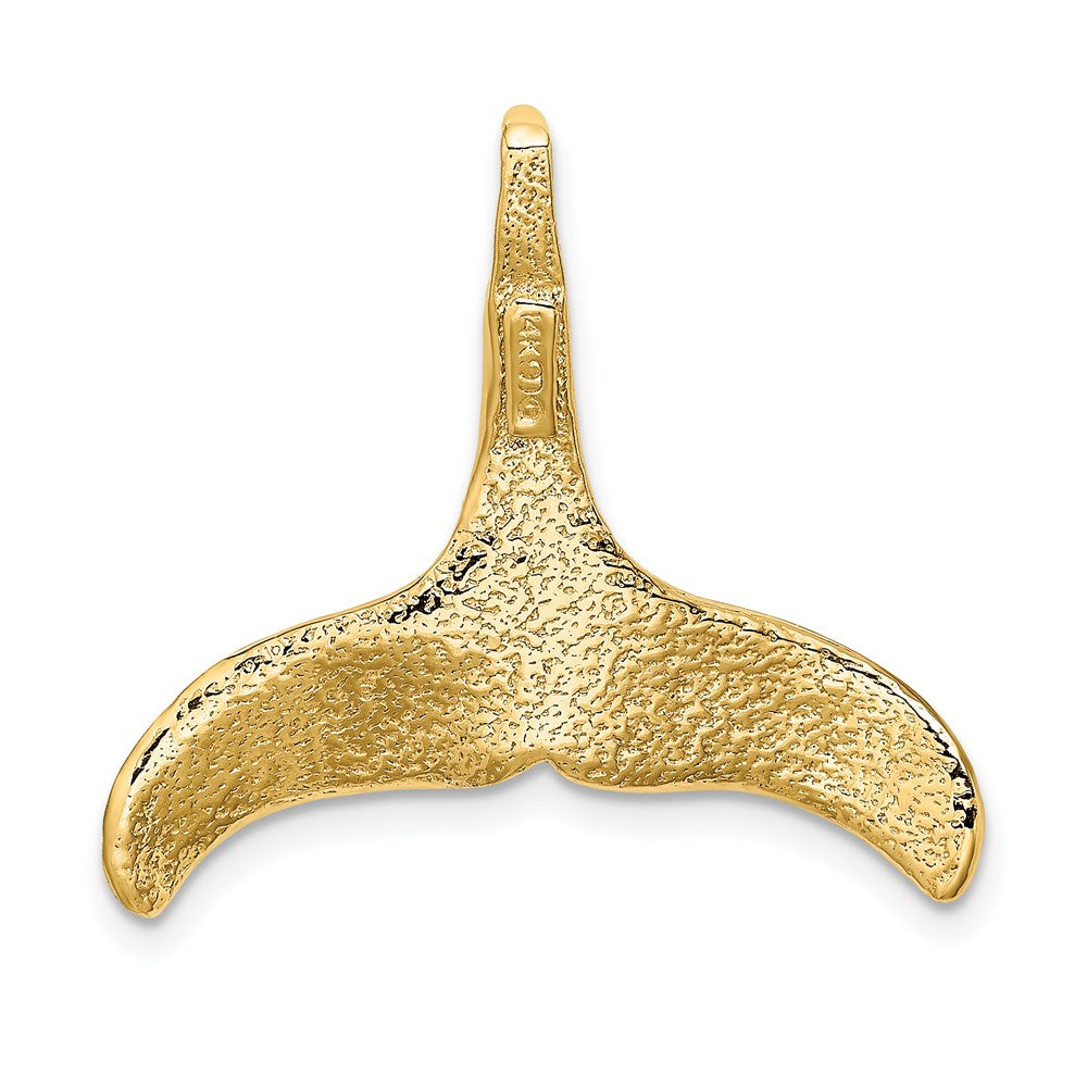 Gold Polished Whale Tail Pendants