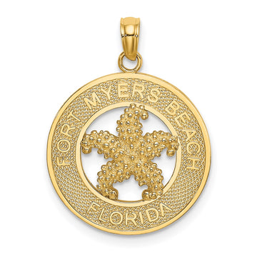 14K FT. MYERS BEACH FLORIDA with Starfish Charm