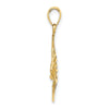 Gold Polished Fish Pendants