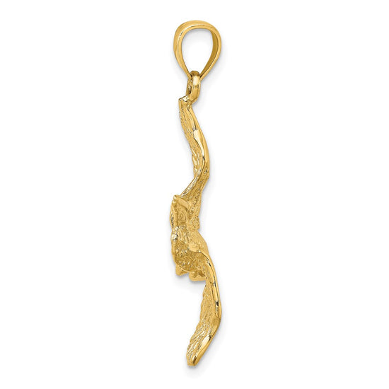 Gold Polished Pelican Pendants