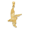 Gold Polished Pelican Pendants