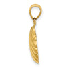 Gold Polished Sea Shell Pendants