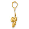 Gold Polished Propeller Pendants