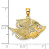 Gold Polished Fish Pendants