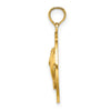 Gold Polished Mystic CT Pendant