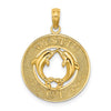 Gold Polished Mystic CT Pendant