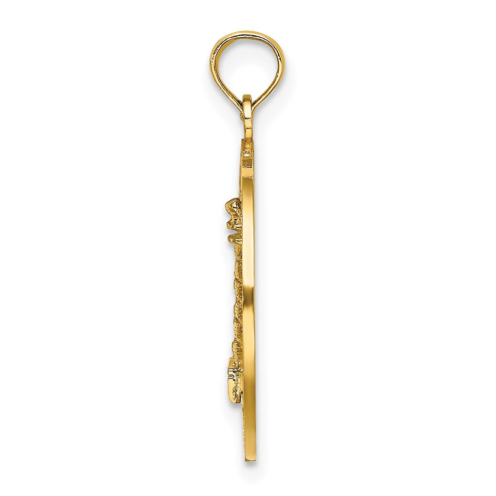 Gold Polished Mystic CT Pendant