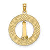 Gold Polished Mystic CT Pendant