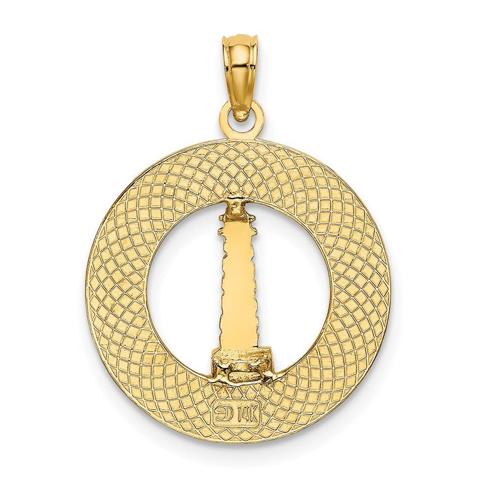 Gold Polished Mystic CT Pendant